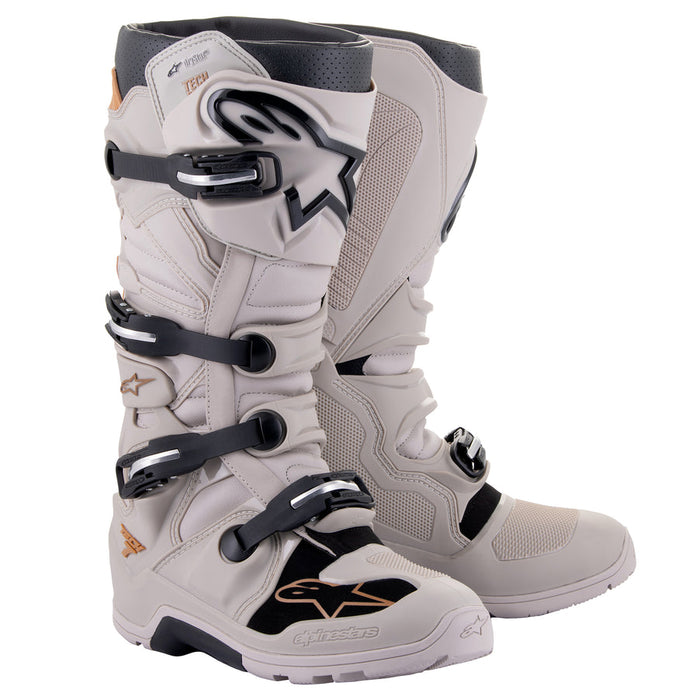 Alpinestars Tech 7 Enduro Drystar Boots Gray / Sand 11 Photo Sample