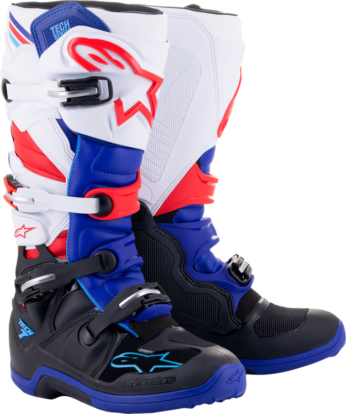 Alpinestars Tech 7 Boots R/W/B Size 11